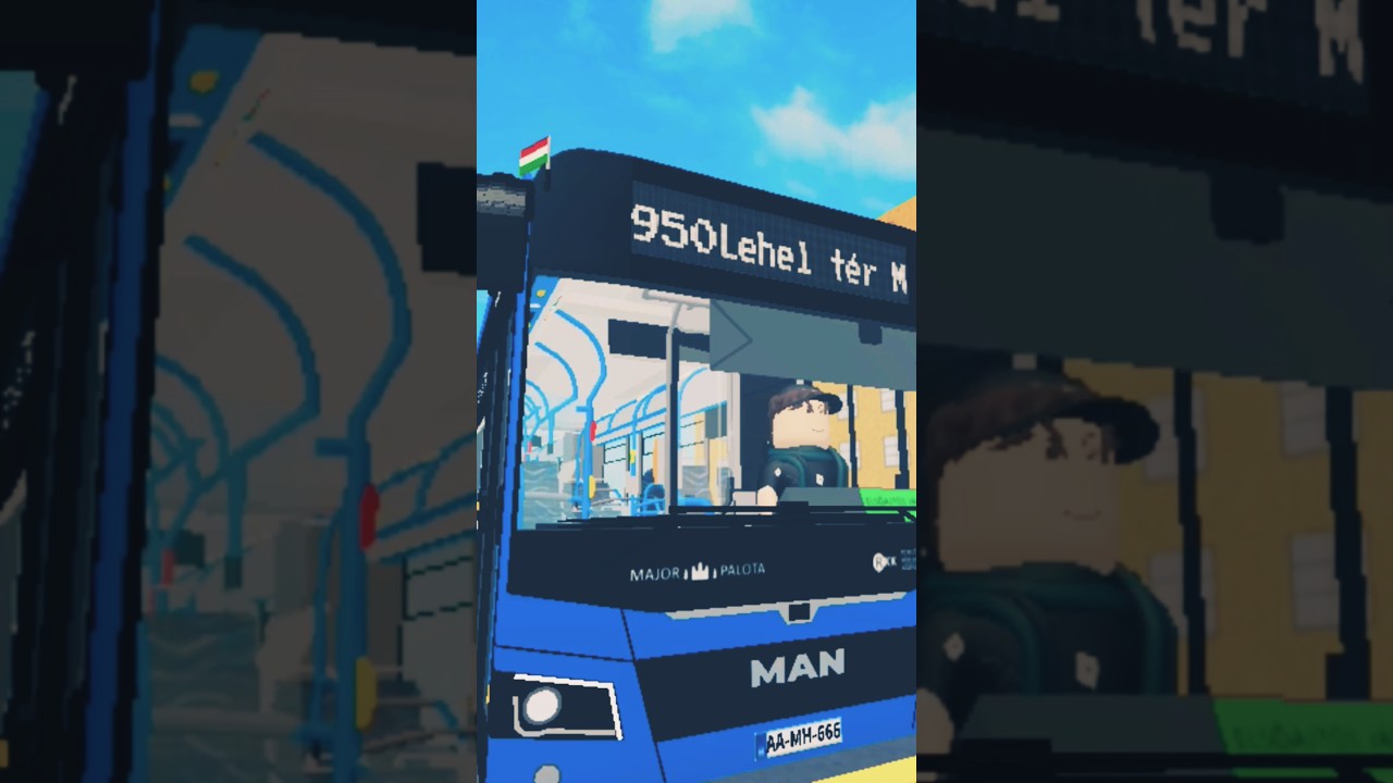 Buszos kalandok 76.rész (AA-MH-666) 950-es busz indul Lehel tér M felé