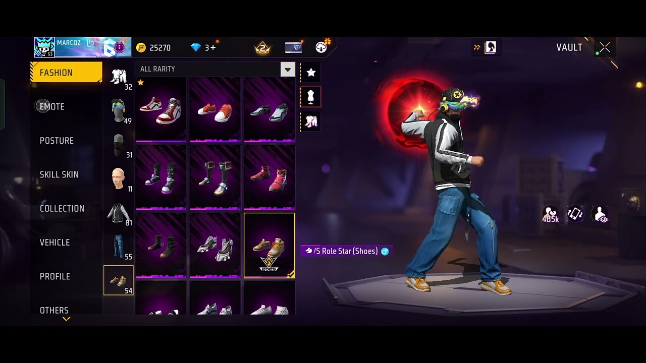 My free fire account Not for sale