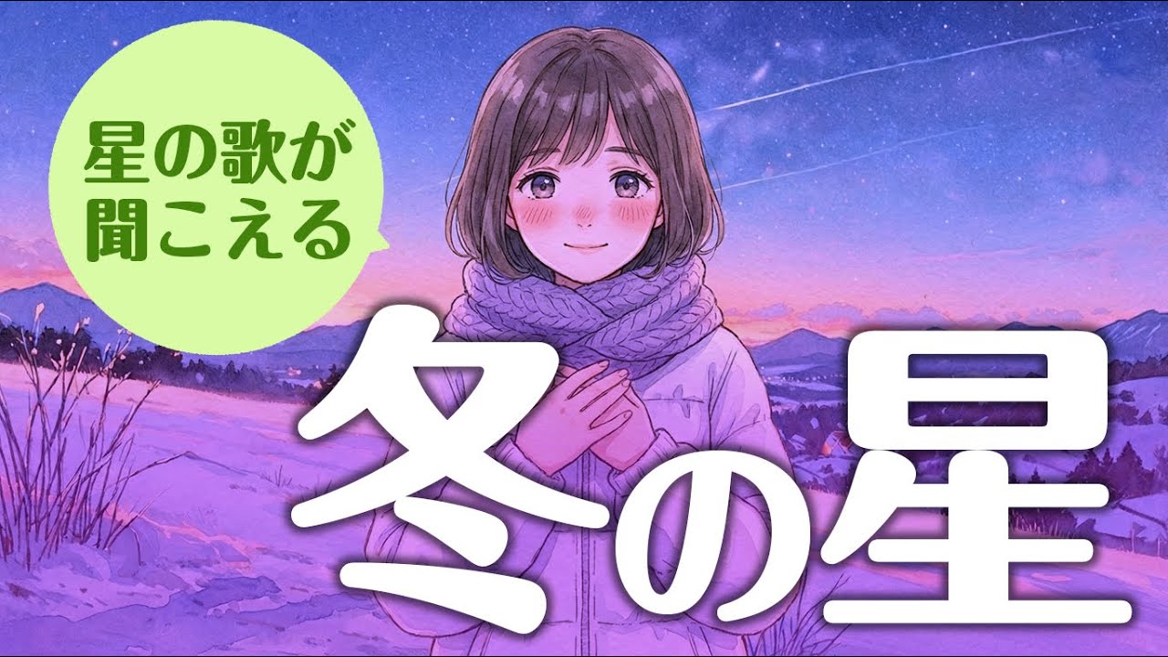 【ちいさな悩みが消えていく】冬の星
