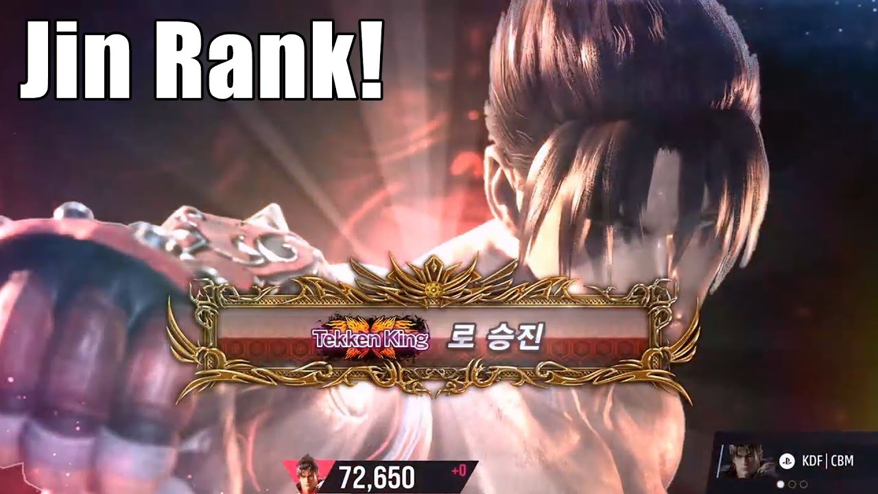 -CBM Jin Rank!- TEKKEN 8 - 체베망, 놈진 랭크매치 Tekken King 까지