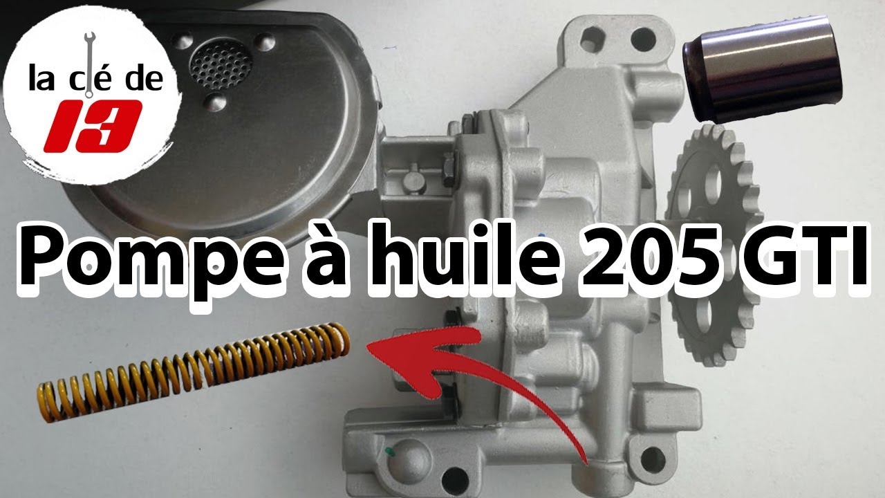 Restauration pompe à huile 205 GTI