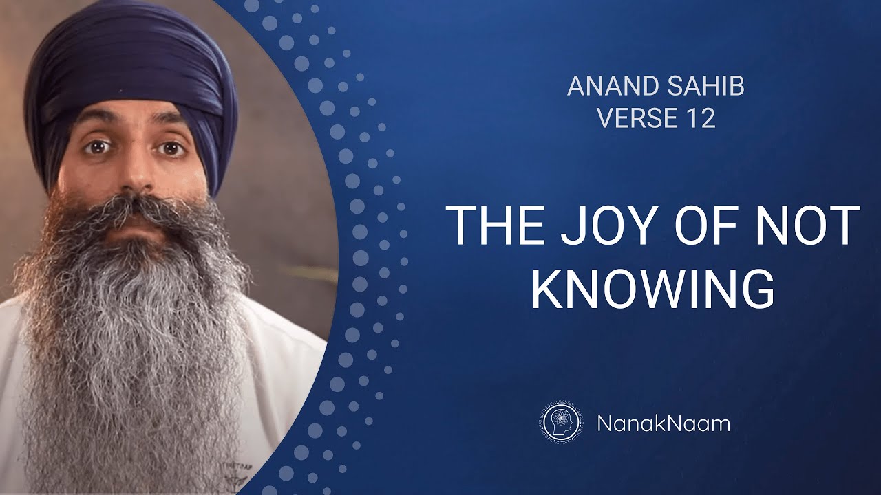 Experience The Joy Of Not Knowing | Anand Sahib 12 | From Finite to Infinity