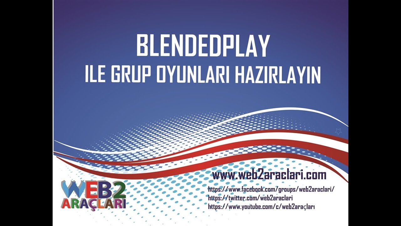 BLENDEDPLAY ile öğrencilerinize grup oyunları hazırlayın ve birlikte oynayın.