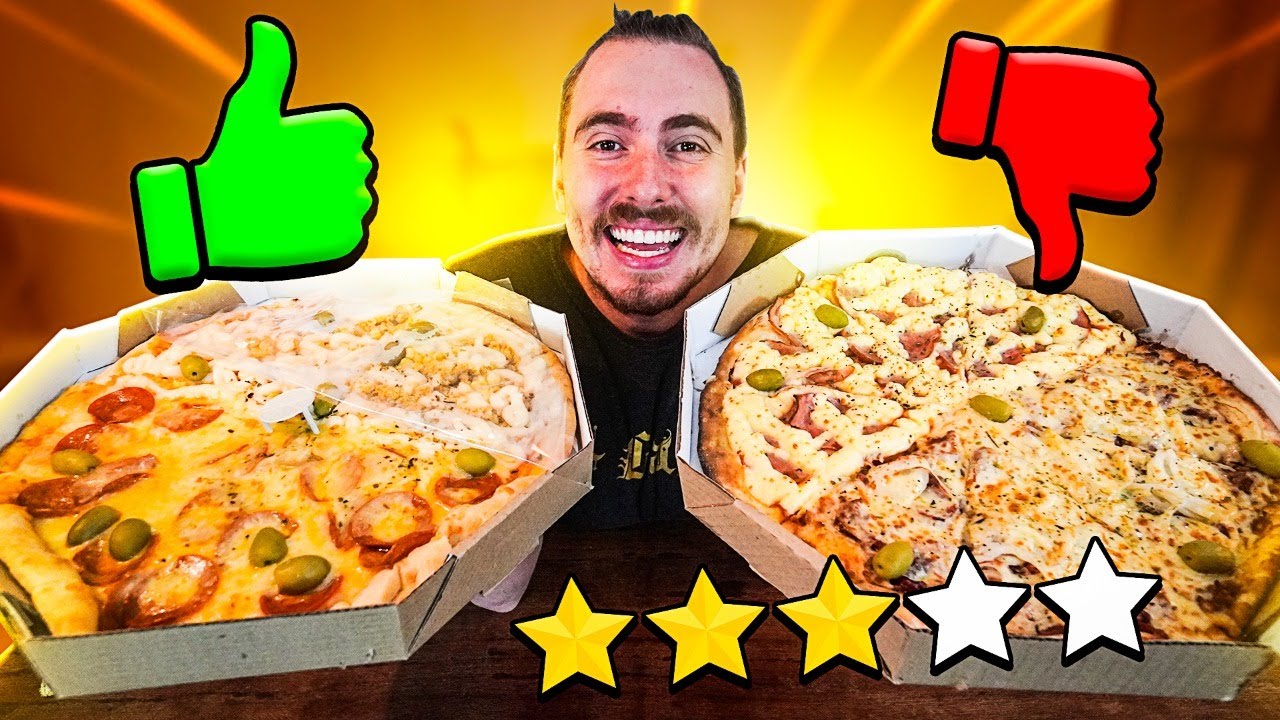 Provei a Pizza de pior e melhor avaliação do aplicativo 1 /Gaba Delivery\