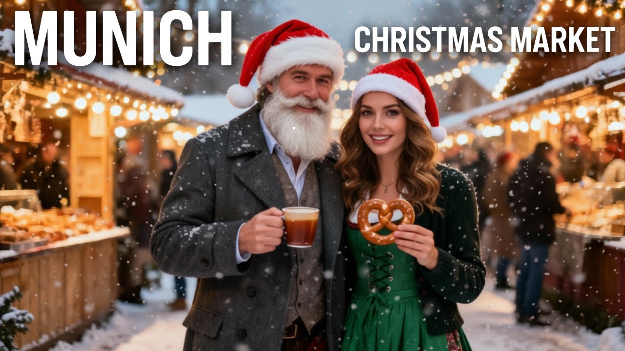 Munich Christmas Market Tour 4K | Bavaria, Germany