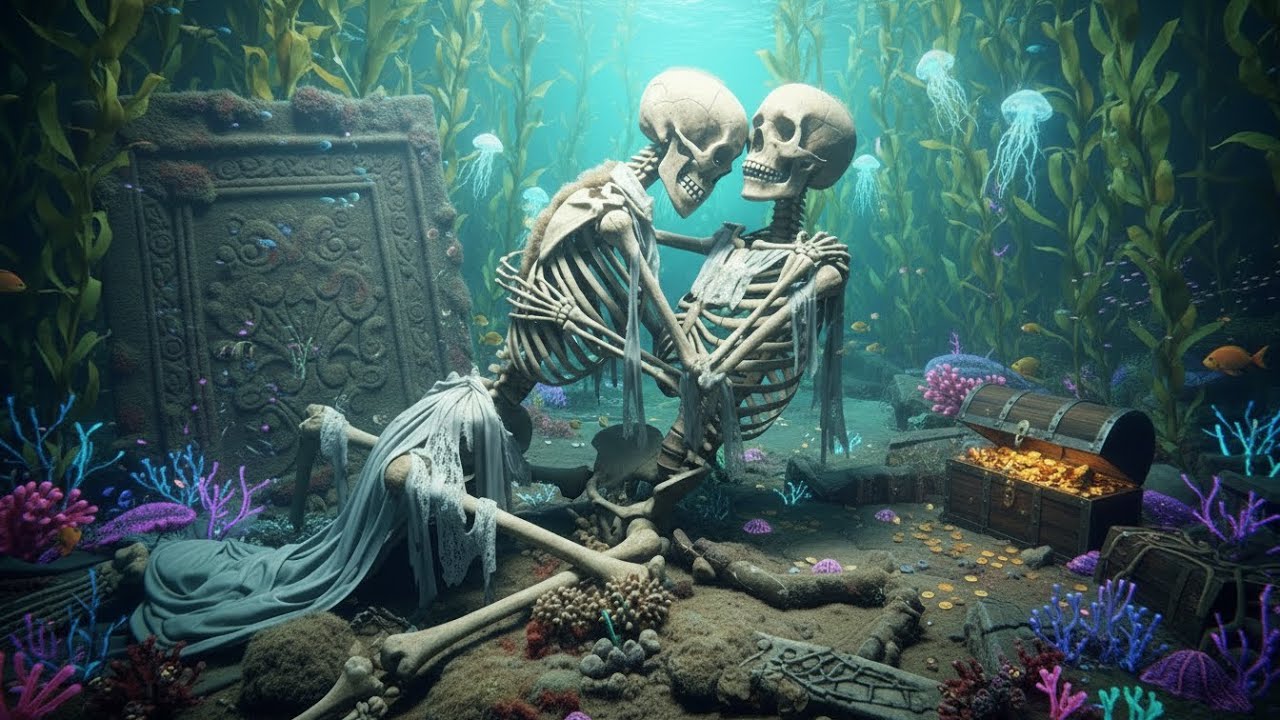The wife's final embrace on the Titanic  A terrifying mystery at the bottom of the ocean