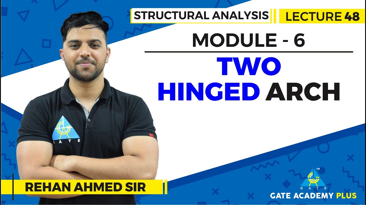Lecture 48 | Module 6 | Two Hinged Arch | Structural Analysis