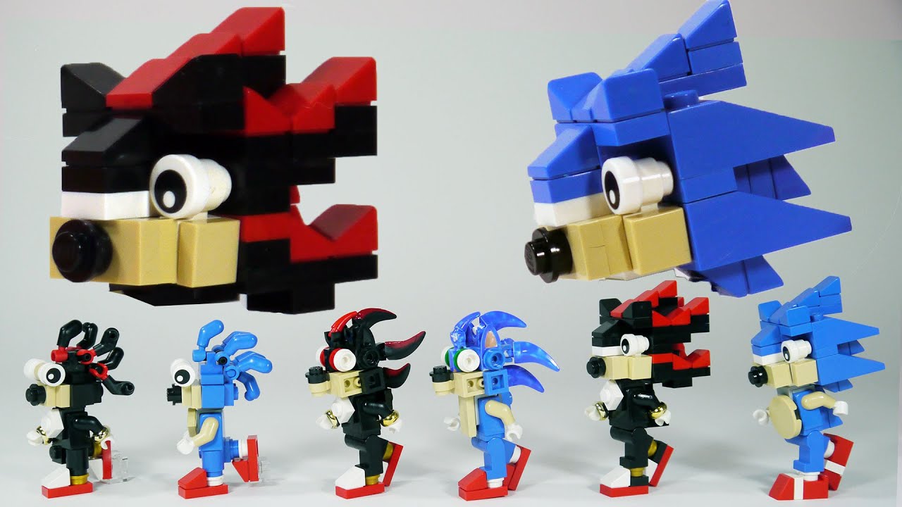 How To Build LEGO Shadow & Sonic the Hedgehog