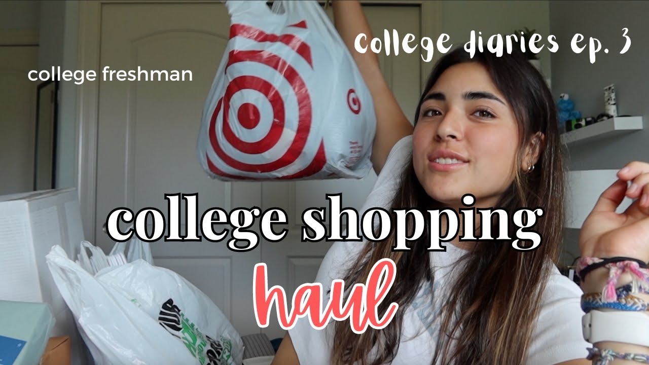 dorm room shopping HAUL | college diaries ep. 3