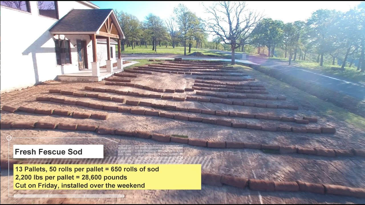Sod at the New House - Snake Creek Wilderness Air Park (OK06) - Lake Tenkiller, Oklahoma