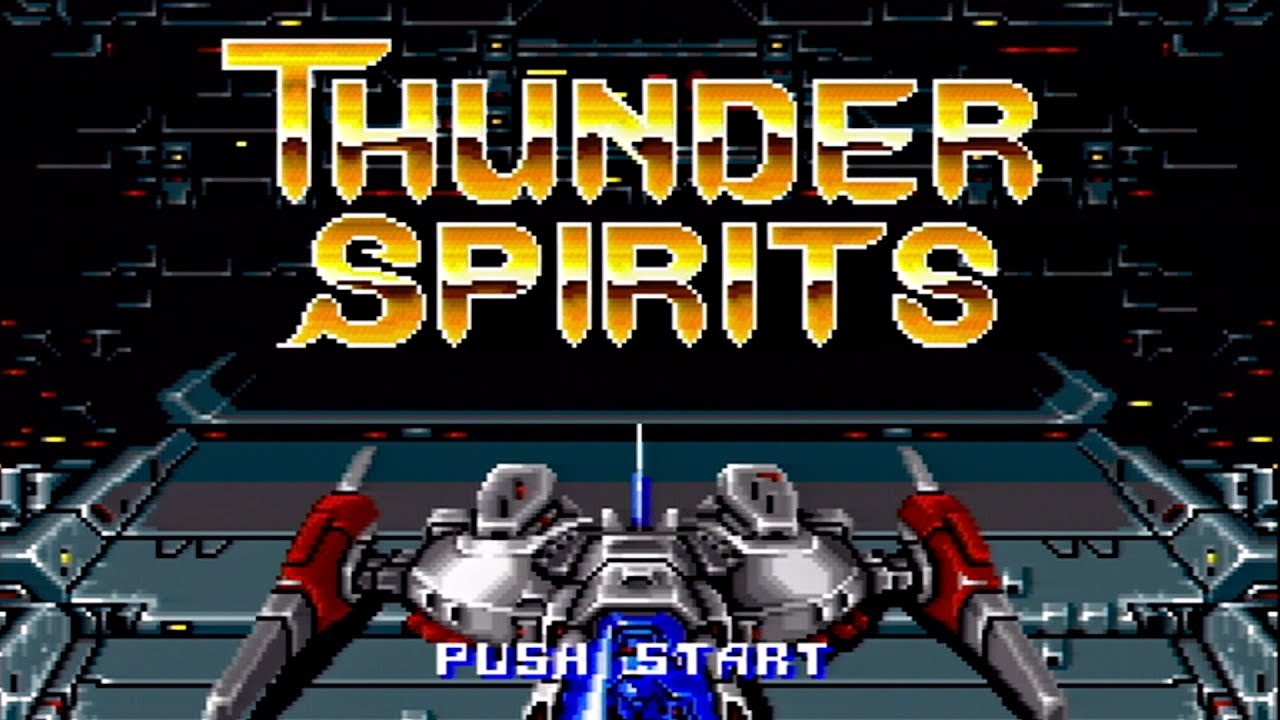 [SFC] サンダースピリッツ ノーミスクリア (SNES Thunder Spirits)