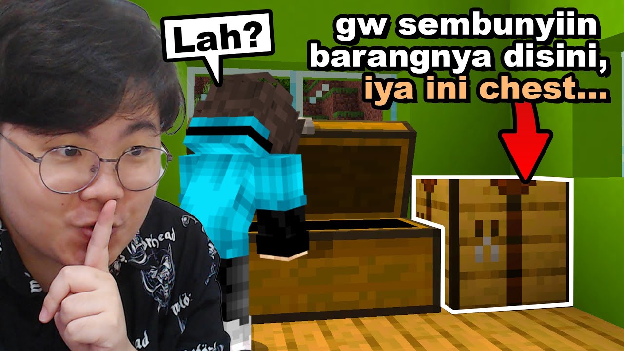 Gw Tipu Temen Gw Dengan Chest Yang Bisa Berubah Jadi Block Apapun di Minecraft
