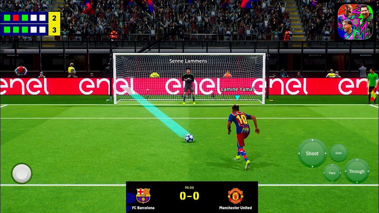 eFootball Penalty Shootout #50 FC Barcelona Vs Manchester United F.C #efootball2026