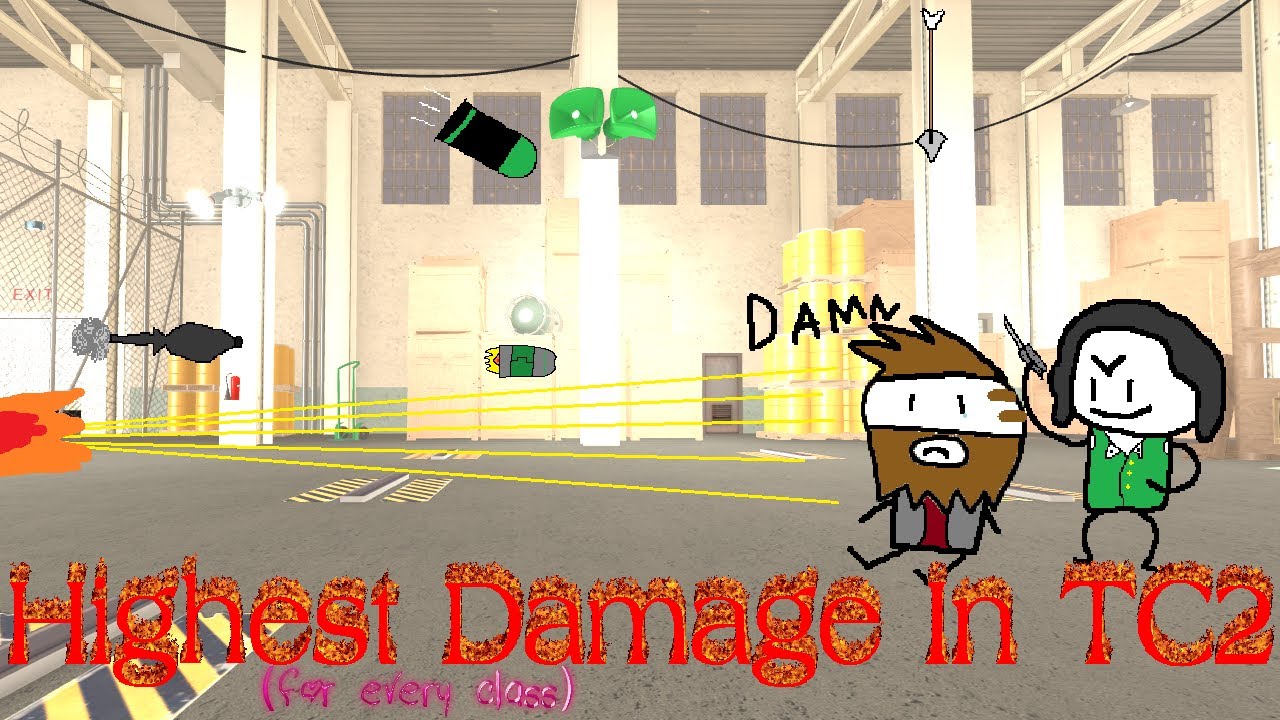 What Is The Highest Damage In TC2  ?
