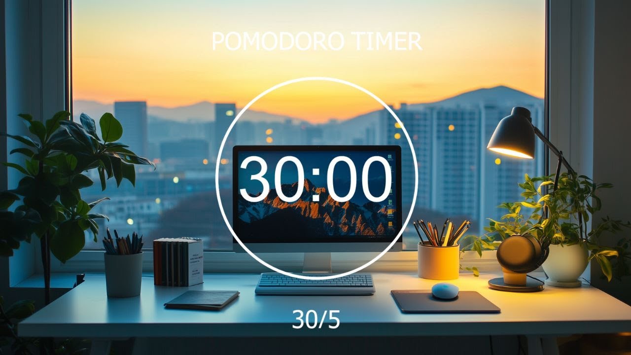 Comfort Study Zone 🧸 Pomodoro 30/5 with Chill Lofi Music Background for Deep Focus | Study with Me