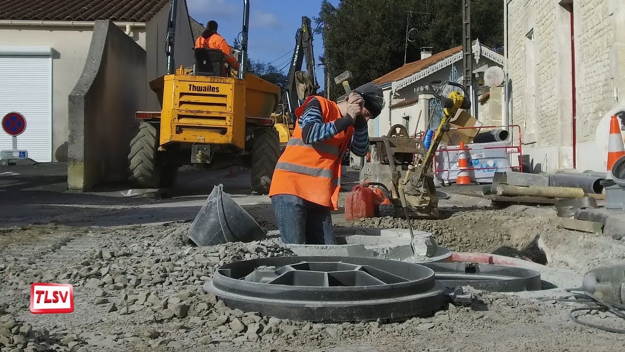 Luçon : les travaux rue du Mûrier