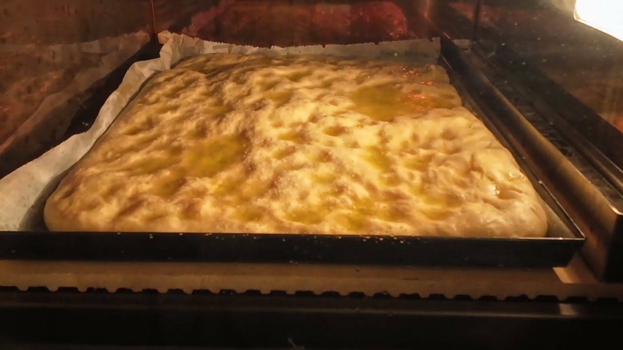 #focaccia nel forno #Effeuno
