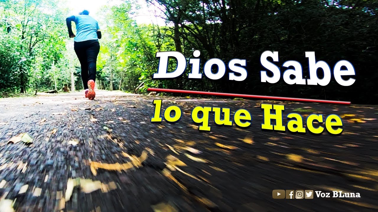 Dios sabe lo que hace, tengamos FE