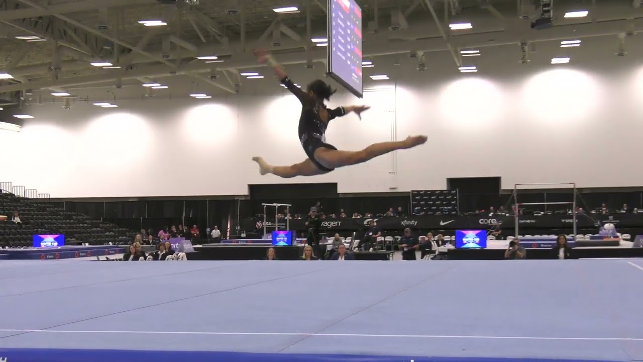 Jaysha McClendon -  Floor Exercise  - 2024 Winter Cup  - Junior Women