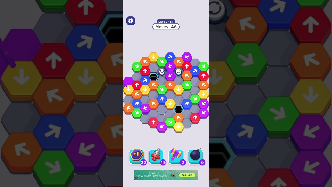 Hexa Away level 180 181