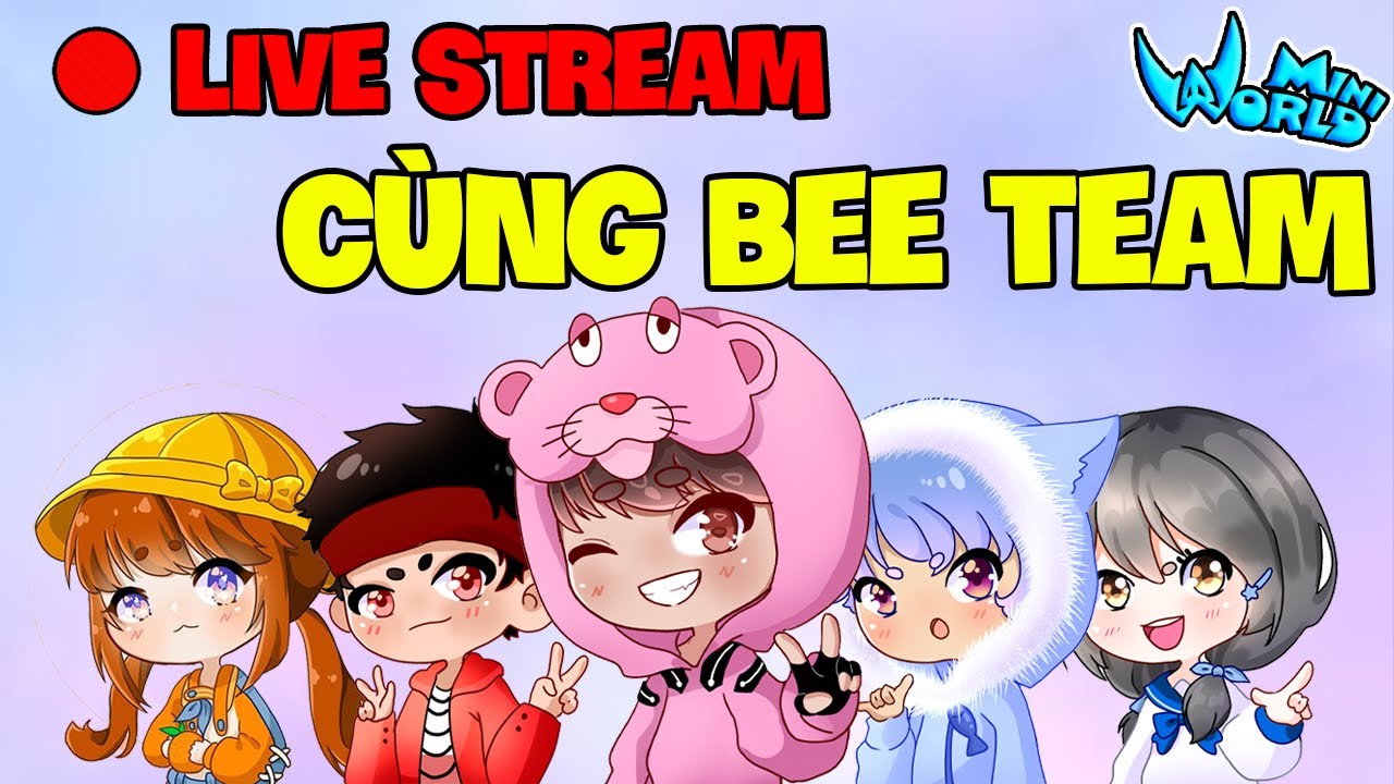 KEYD L&Acirc;N ĐẦU LIVE MINI WORLD C&Ugrave;NG BEE TEAM