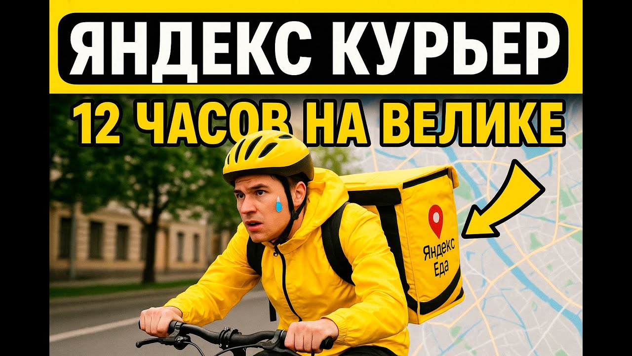 ЯНДЕКС КУРЬЕР 12 САҒАТ ВЕЛОСИПЕДПЕН / Астана