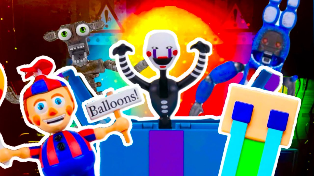 *LEAKED* Brand New FNaF Jazzwares &lsquo;World Of&rsquo; Action Figures! | Marionette, Crying Child, Ballon Boy