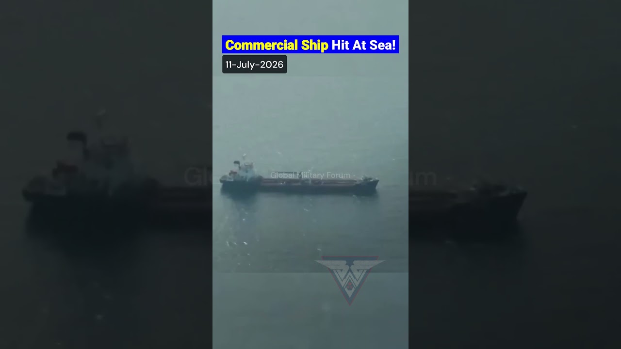 Massive Ship Explosion Near Hormuz
