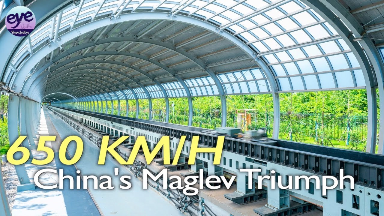 Chinese maglev vehicle hits 650 km/h on test track