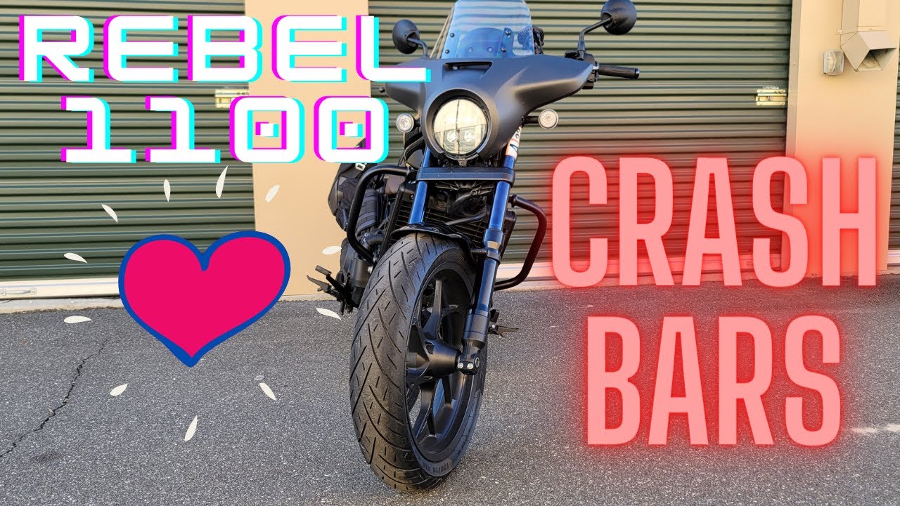 Rebel 1100 engine guards installation (SW-MOTECH) AWESOME!