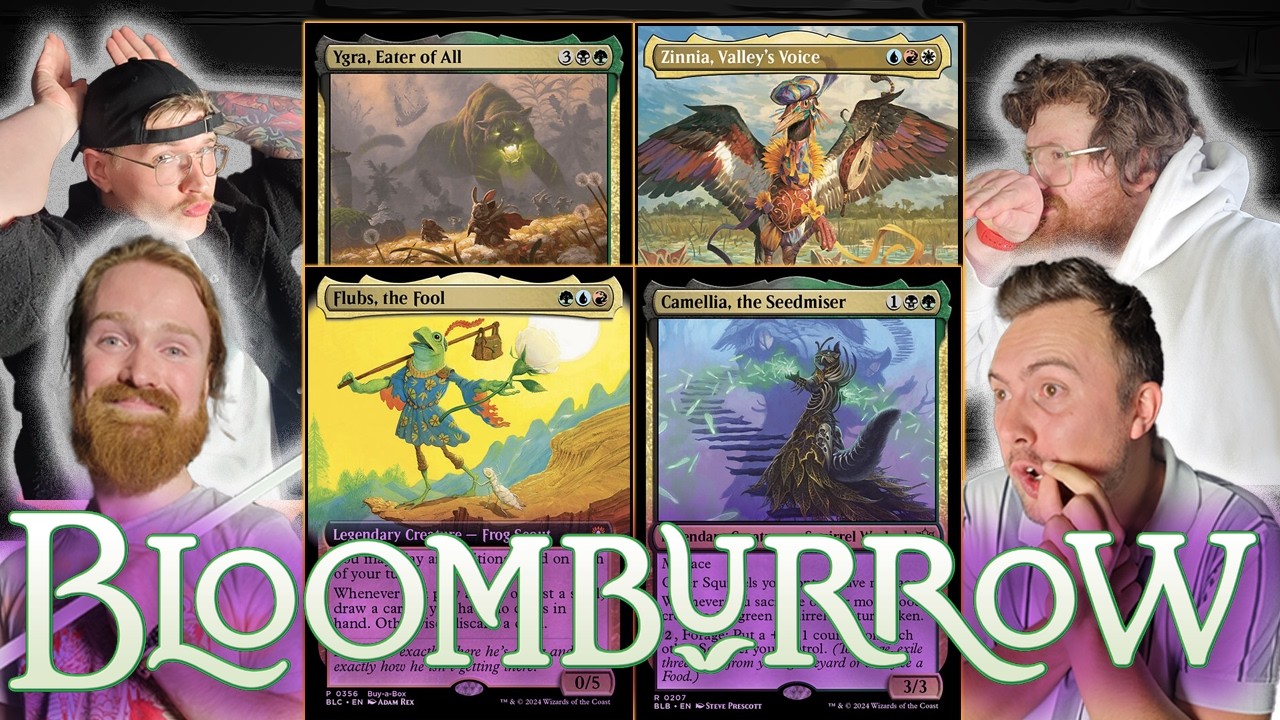 Геймплей Bloomburrow Commander | Флабс, Цинния, Камелия и Игра! | MTG EDH