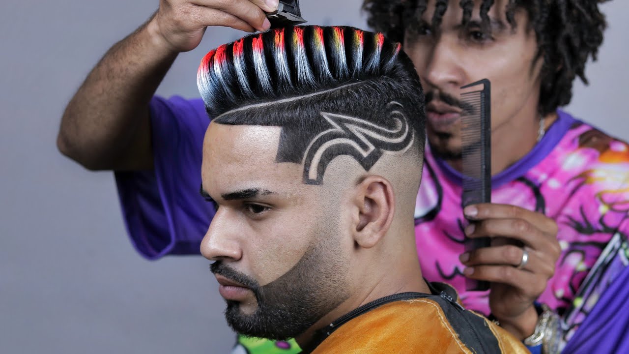 TRANSFORMAÇÃO BRASILEIRA😱fazendo corte originalmente brasileiro 💈🇧🇷