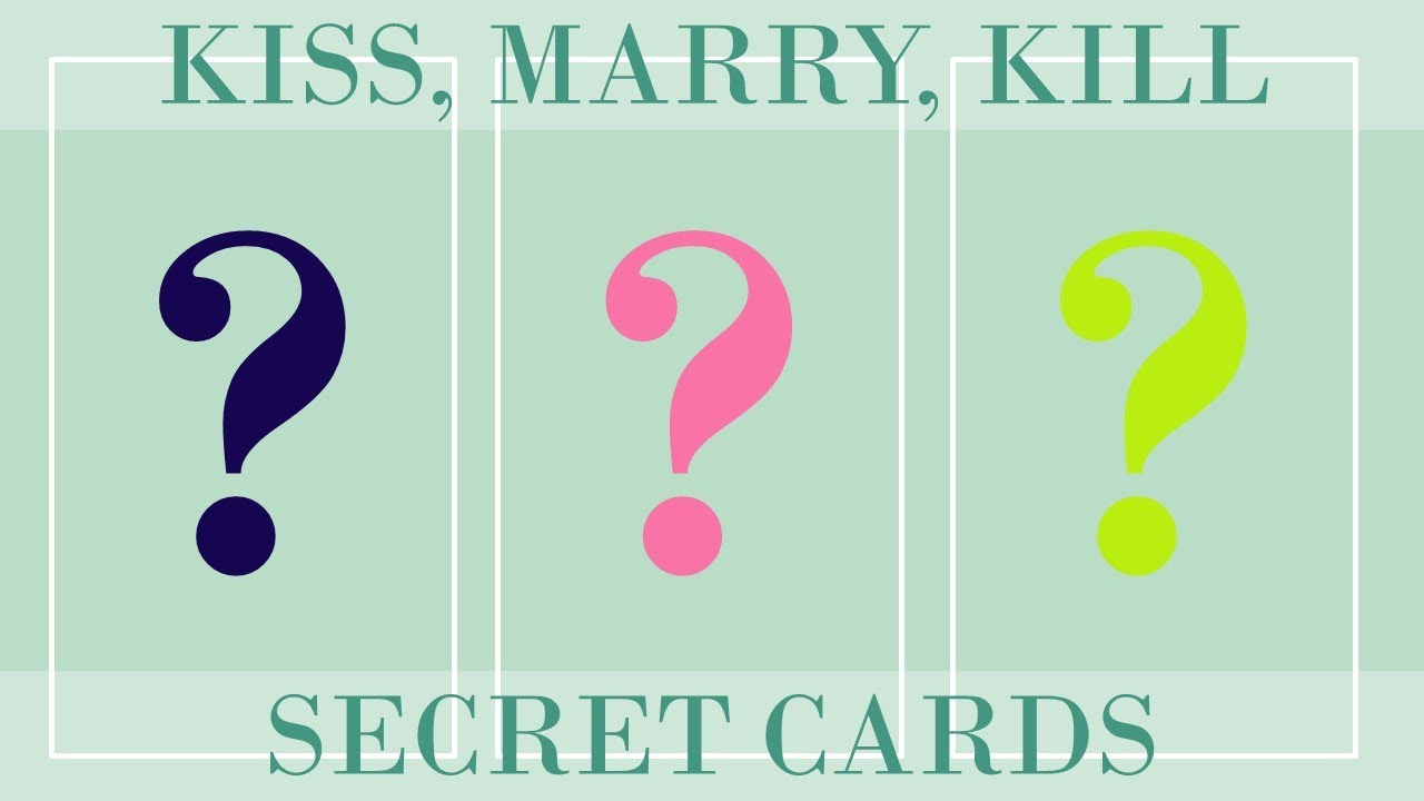 Kiss, Marry, Kill Boy Group Version Secret Cards pt. 2 💙💗💛 | iGOT7TEEN