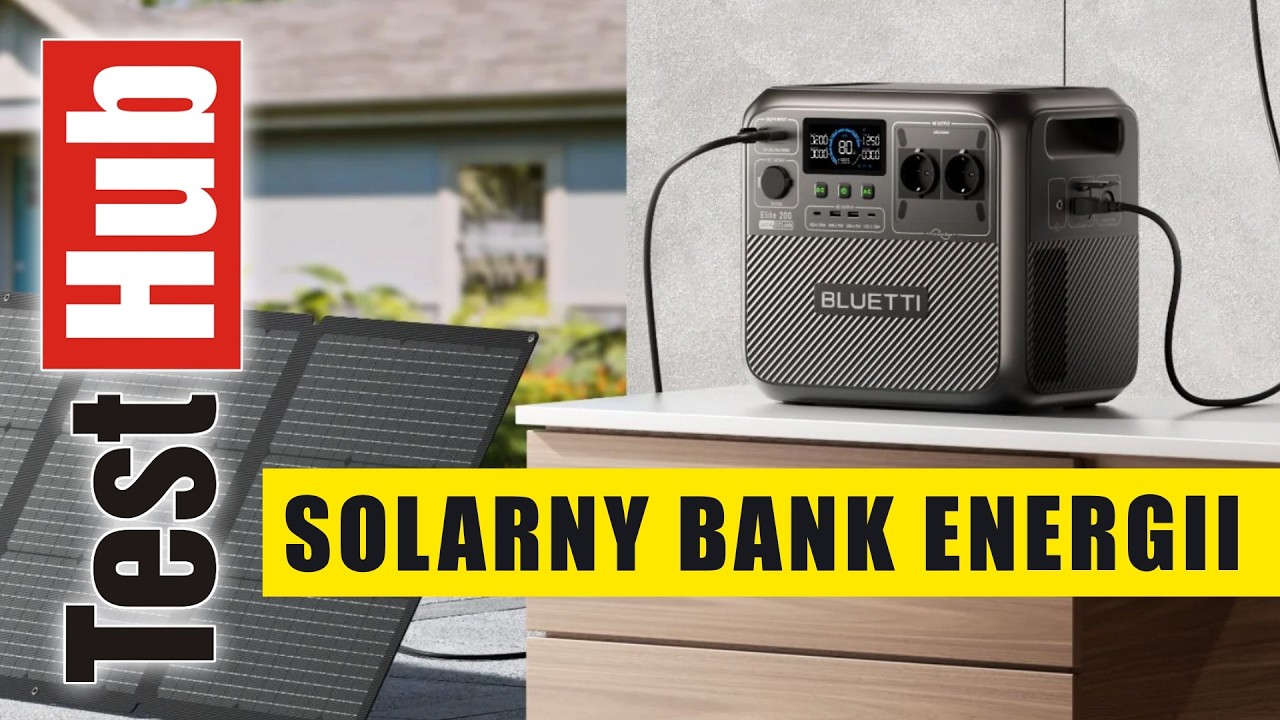 Bluetti Elite 200 v2 solarny bank energii o mocy 2600W i pojemności 2 kWh