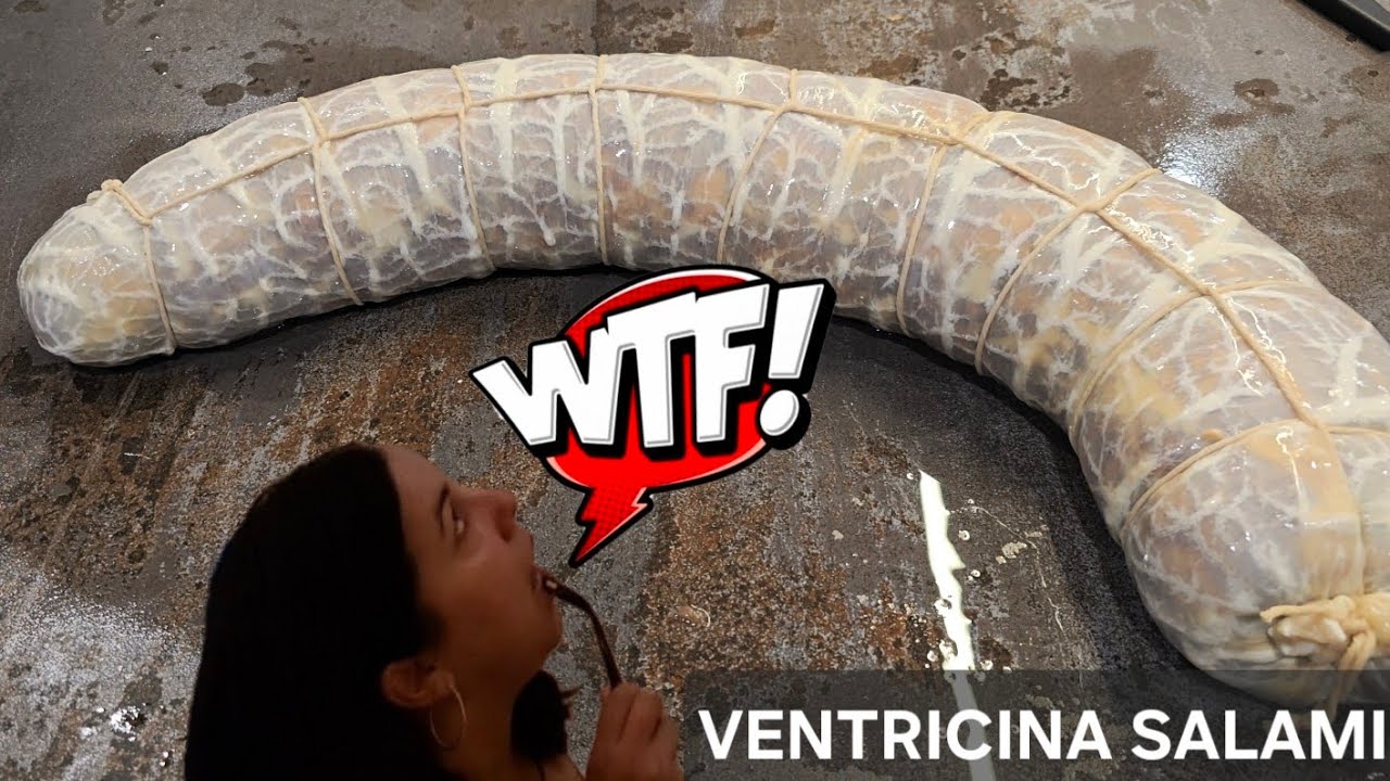 How to Make Authentic Cured Ventricina Salami at Home.      