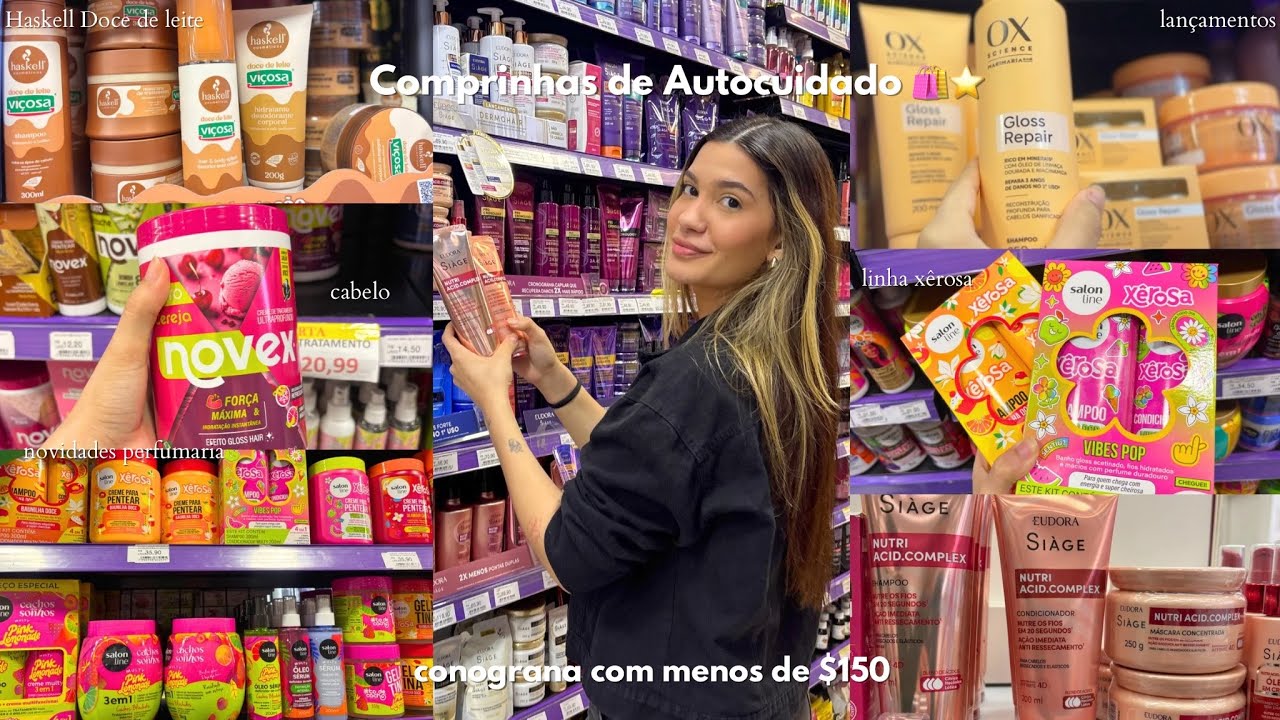COMPRINHAS DE AUTOCUIDADO 🫧⭐️| Com menos de $150, linha xerosa, lançamentos, etc 