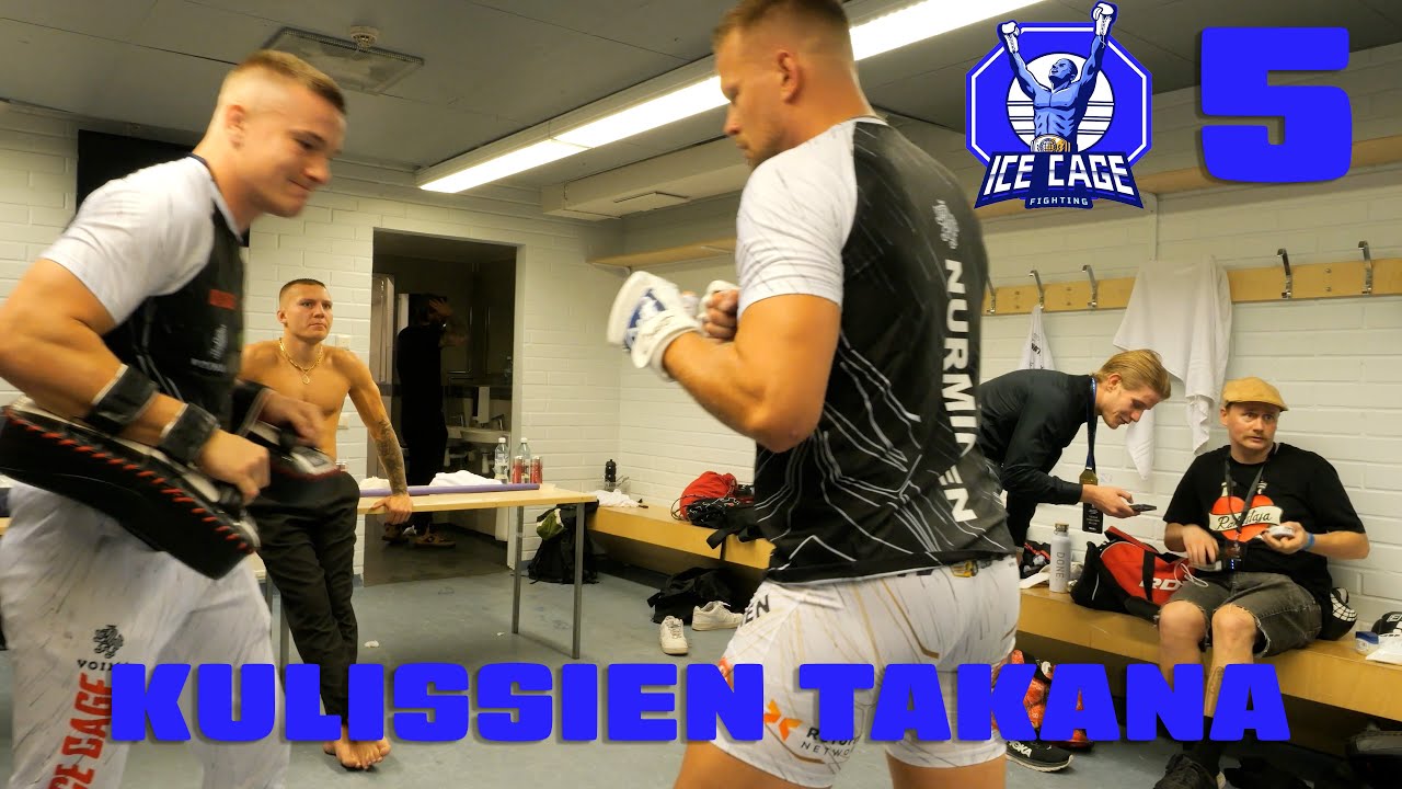OTTELUPÄIVÄ ICE CAGE 5 Kulissien takana