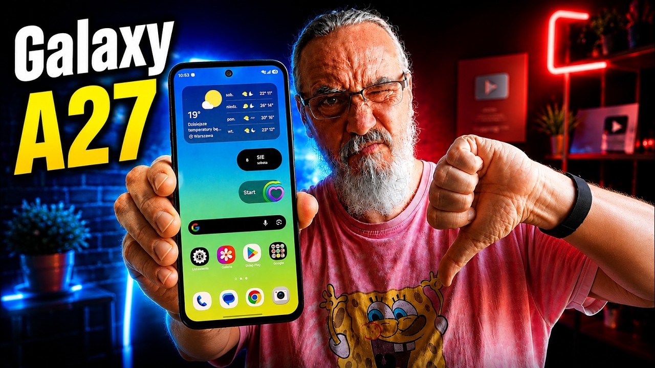Samsung Galaxy A27. Coś tu sie nie udało 😳😥