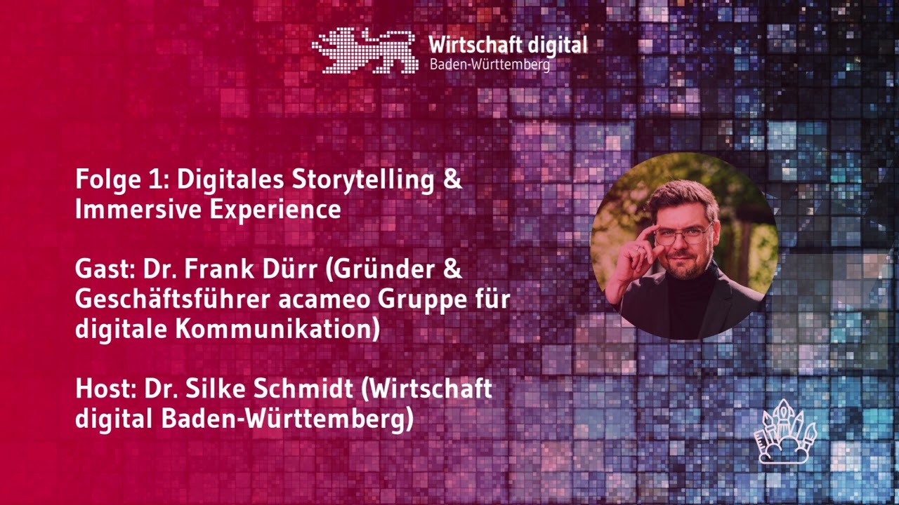 Wirtschaft digital BW Meets-Podcast | Kreativ & Digital - Folge 1