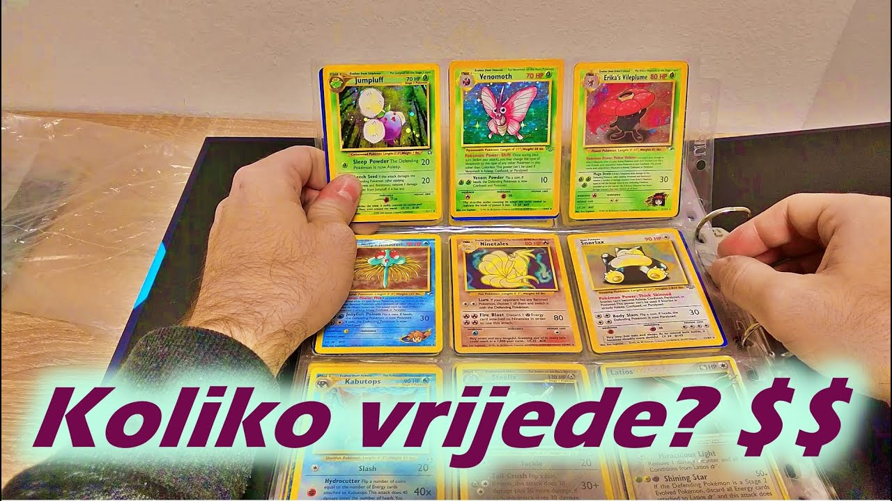 Moja kolekcija POKEMON karata!