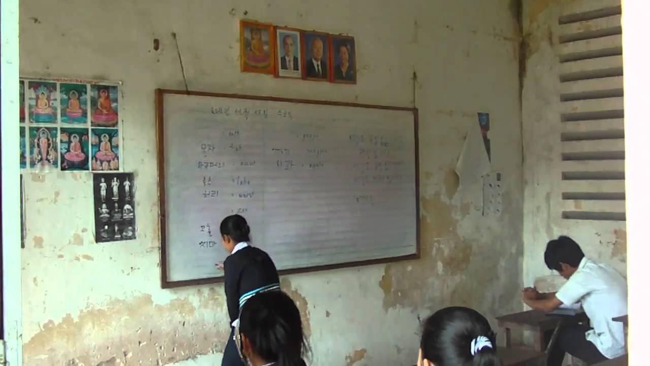 English lessons at the local Buddhist Temple