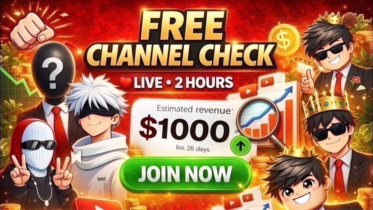 FREE CHANNEL PROMOTION 🔥1K SUBSCRIBERS FREE