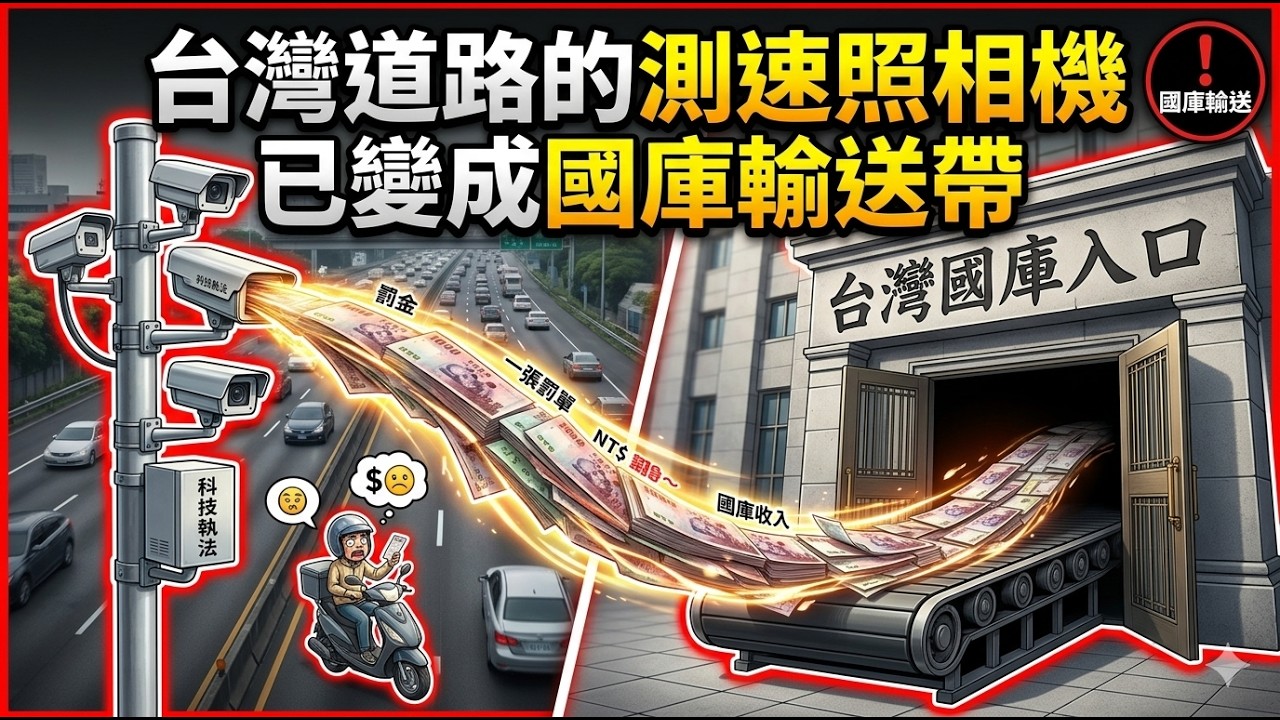 測速照相機已變成國庫輸送帶