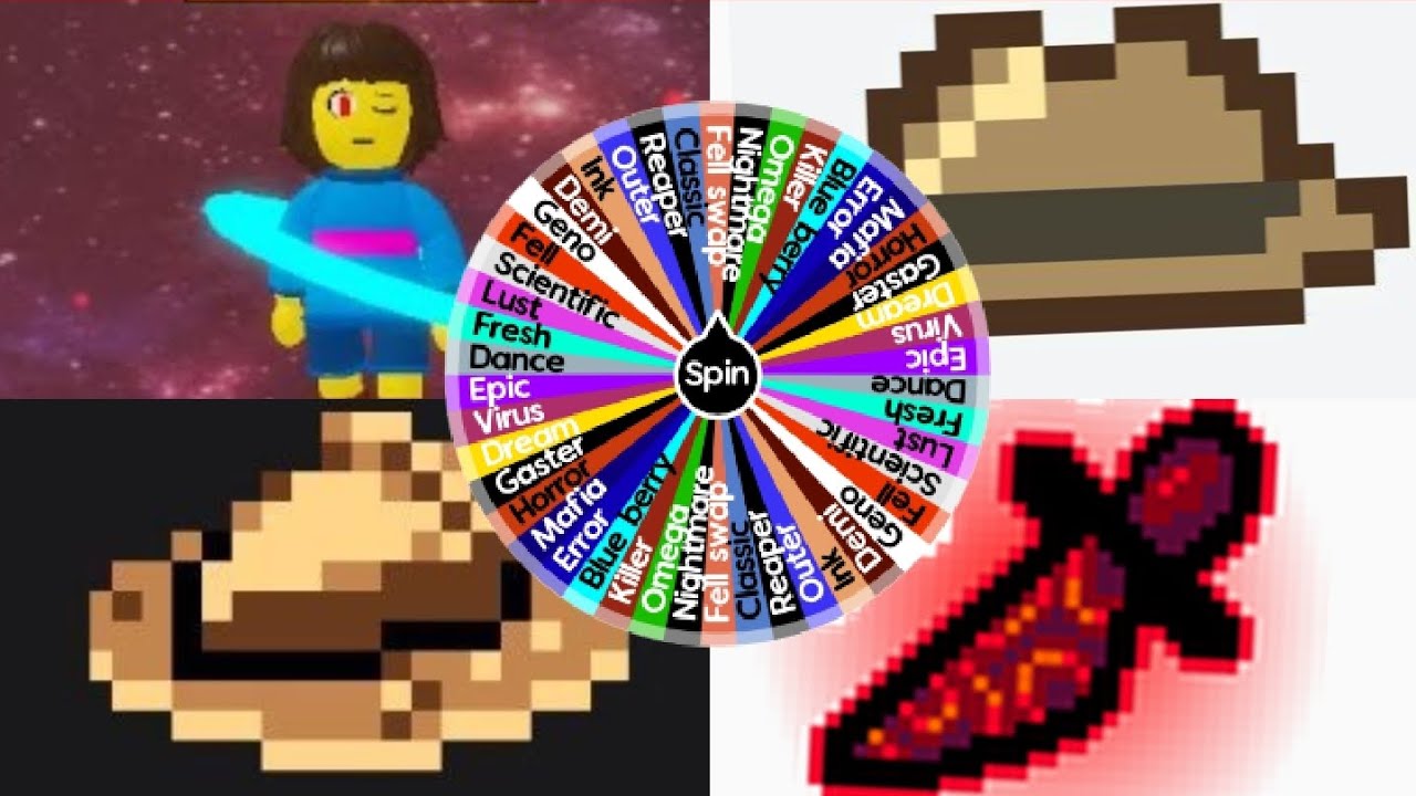 The wheel of pain (Roblox: Undertale boss battles)