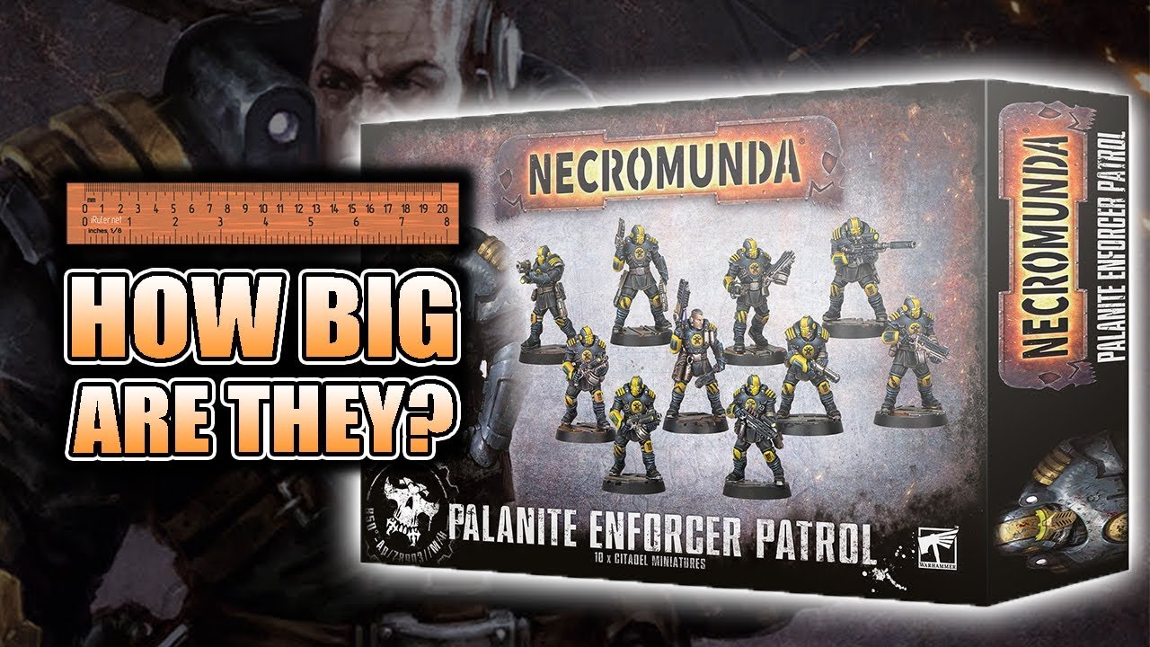 How Big Are The 40k Necromunda Enforcers? Unboxing & Build