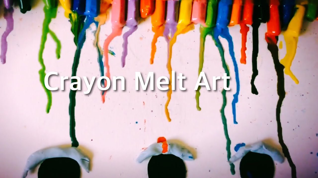 Crayon Melt Art for Kids
