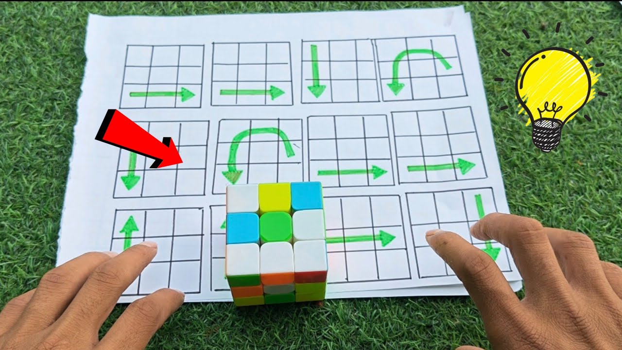 3x3 Rubik's Cube solve in 1 Minutes || Full Tutorial 