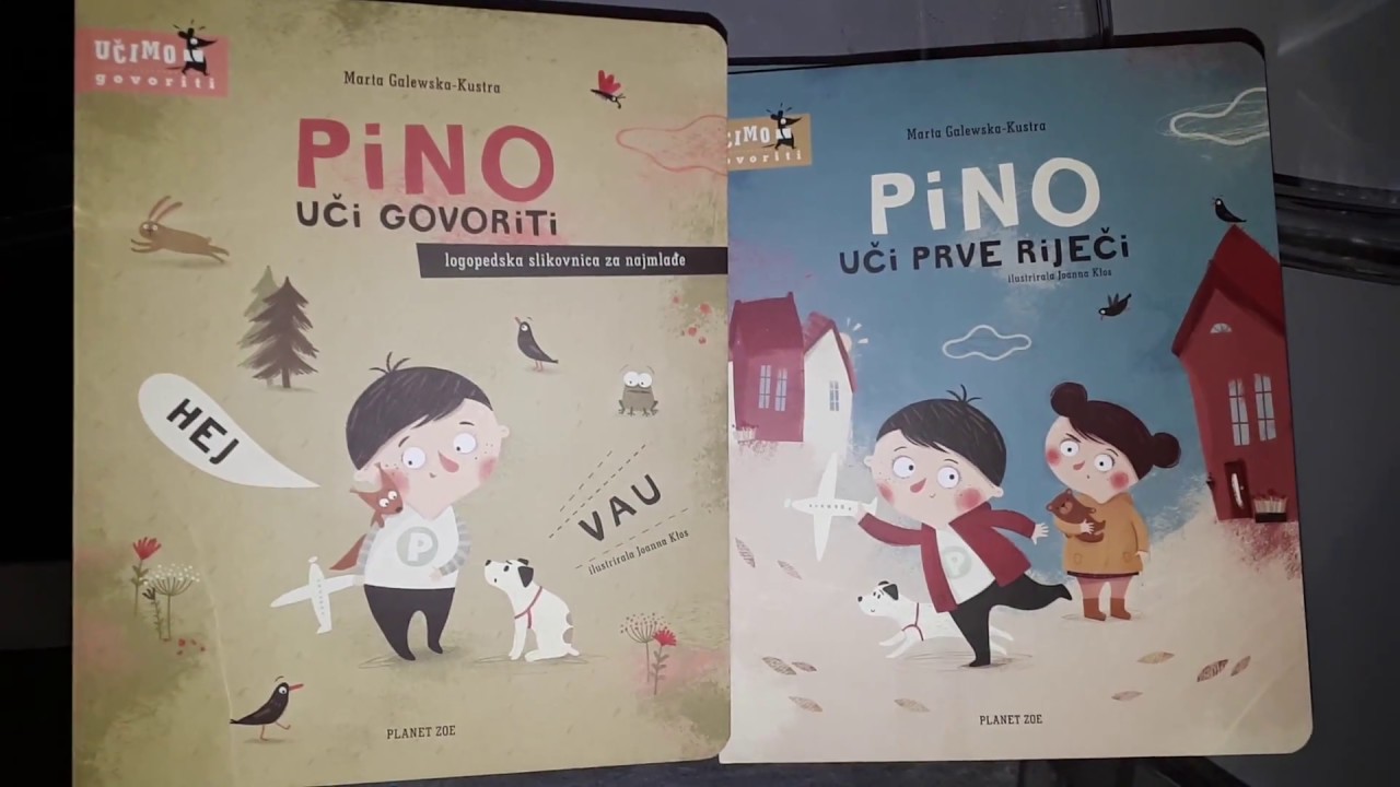 Slikovnice za razvoj govora PINO UČI GOVORITI