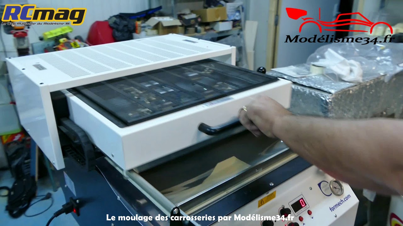 Technique moulage des carrosseries par modelisme34.fr