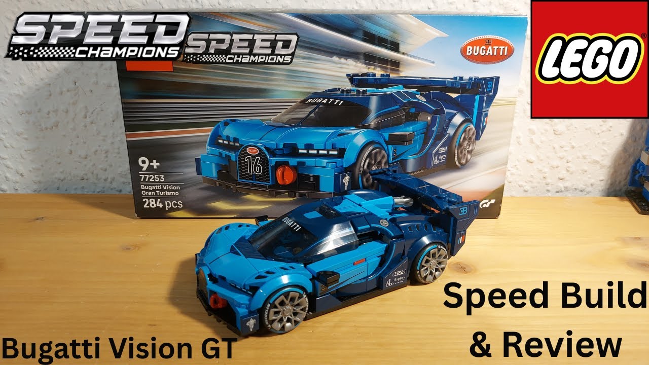 Lego Speed Champions 77253 Bugatti Vision GT - Speed Build & Review